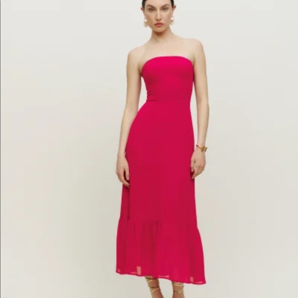 Arta Dress in Rhubbarb